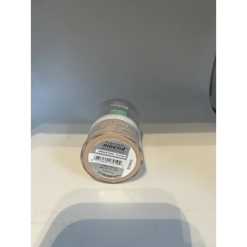 L'Oreal True Match Mineral Foundation Powder NATURAL IVORY C1-2 / 461 New Sealed